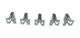 Genuine Jaguar S-Type/X-Type Door Veneer Panel Spring Clip Pack Of 5 - C2S44891
