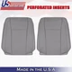 2016 For Ford F150 Lariat Driver & Passenger Top Perf Leather Seat Covers Gray