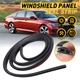 For Dodge Car Front Windshield Panel Seal Strip Moulding Trim Rubber 1.8M Black