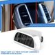 1x Rear Left Air Vent Outlet Assembly For Porsche Cayenne 10-17 Chrome Black NI