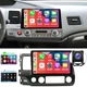 Apple CarPlay For Honda Civic 2006-2011 Android 12 Car Stereo Radio GPS WiFi AUX