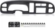 98-02 Dodge Ram 1500 2500 3500 Dash Board Bezel Cover Double DIN 5GK51DX9AA Cap