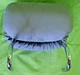 MERCEDES S CLASS W220 Headrest Neck Support Rear Leather Gray