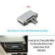 Front Air AC Vent Grille Silder For Benz E Class Sedan 4-Door W212 09-13 Silver