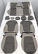 For Toyota RAV4 XLE Limited 2019-2025 Gray Leather Seat Covers MB80