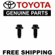 2003-2009 TOYOTA 4RUNNER SEAT TRACK MOUNTING BOLTS X2 OEM NEW