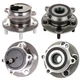 4pcs FWD Wheel Hub Bearings Assembly For 2014-2017 2018 Mazda 3 Front Rear