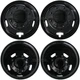 for DODGE RAM 3500 2019-2026 Black 17" Dually Wheel Simulators Dual Skins Liners