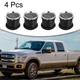 4 Pcs Car Air Vent AC Heater for Lincoln Mark LT for Ford F-150 Titanium Tone