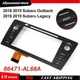 8" For 2018-2019 Subaru Legacy & Outback Radio Touch Screen Digitizer (MAP)