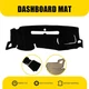 Dash Cover Mat Sun-proof Dashboard Pad Black for Chevy Silverado 1500 2007-2013