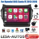 Android 12 Car GPS Stereo Radio CarPlay GPS For Hyundai Santa Fe IX45 2013-2018