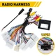 Stereo Radio Install Wire Harness fits for Toyota Corolla Highlander Prado Camry