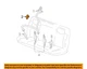 GM OEM 15-24 Canyon Restraint Systems Rear Seat Belts-Guide 13526043