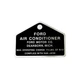 Ford Air Conditioning Compressor Tag 1969-1976 E-100 Econoline Van