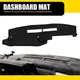 Dashboard Pad Cover Dash Mat Cap For Chevrolet K1500 K2500 K3500 1988-1994 Black
