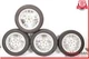 05-08 Porsche Boxster Cayman Wheel Tire Rim Set of 4 Pc R17 OEM