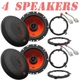 JBL Stage1 Front-Rear 6.5" 400W Speaker package for 2007-2017 Jeep Wrangler