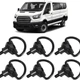 6x For 15-23 Ford Transit-150 250 350 Steel Cargo Hooks BK2Z15550A74A V550A74-AD
