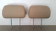 06-09 Cadillac SRX Rear 2nd Row Outer Left & Right Headrest Leather Cashmere OEM