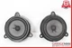03-13 Maserati Quattroporte M139 Audio Sound Speaker Rear Left & Right Side Set