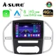 4+64GB Android 14 Apple Carplay Radio Stereo For Mercedes Benz Metris 2014-2023