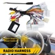 For Toyota Fortuner RAV4 Stereo Radio Power Harness Wire Adapter Support JBL AMP