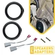 2pcs Fit HONDA CRZ (2011-2016) Door Speaker Upgrade 6.5" Spacer Harness Adapter