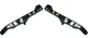 New Front Bumper Bracket Set For 2004-2009 Mazda 3 Sedan BN8V50161B BN8V50151B