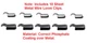 10 SHEET METAL WIRE LOOM CLIPS! FITS: ALL FORD MERCURY GM GMC TRUCK WAGON ETC