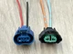 2019-2022 Honda HR-V Headlight High Beam Low Beam Halogen Bulb Connectors Pair