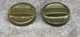 1960-63 AMC Rambler Rebel ~ Pair Radio Volume/Tuning Control Knobs ~ 3466092