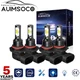 9005 9006 LED Headlamps Bulbs Kit 6500K Hi/Lo Light For Toyota Sienna 2004-2010