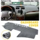 For 2007-2011 Camry Toyota Gray Dash Mat Dashboard Cover Carpet Sun Pad Gray