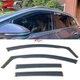 Fits 21-25 Volkswagen ID.4 Acrylic Smoke Window Visor Sun Rain Guard In Channel