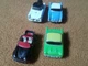 Micro machine's Porsche 911 turbo convertible/ Chevy belair/chevy/ford thunderbi