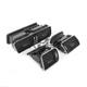 3pcs  Dashboard AC Air Vent Kit Bright Chrome Fit For VW Passat