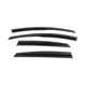 for Ford for Fiesta 2011-2019 4pcs Acrylic Side Window Visors Deflectors-Mugen