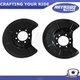 BP4K26261B For Mazda 3 2004-2013 Mazda 5 2Pcs Brake Dust Shield Rear LH & RH