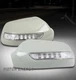 FOR 03-07 MAZDA 6 MAZDA6 AMBER LED SIGNAL LAMP SIDE MIRROR COVER BEZEL UNPAINTED