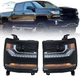 For 2016 17 18 Chevy Silverado 1500 Headlights Headlamps HID LED DRL Left&Right