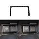 USB Input/Power Outlet Outer Frame Carbon Fiber Trim for Honda Ridgeline 2017-20