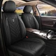 Full Set Car Seat Cover For Ford C-Max 2013-2018 Faux Leather (5 Seats,Black)