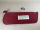87 - 96 Ford Bronco F-150 F-250 F-350 Left Driver Side Sun Visor Red Cloth