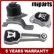 Engine Motor Mount Set 3pcs Fit For Land Rover Range Rover Evoque 2012-2019