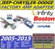 2011-2014 CHRYSLER 200 FOR PREMIUM SOUND INFINITY/BOSTON/ALPINE OEM AMP ADAPTER