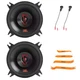 2x JBL Stage3 427F 4" 150W 2-Way Speakers w/ Wire Harness & Pry Tool (1988-up)