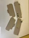 Pair Of Ivory Sun Visors 2003 2004 2005 2006 2007 2008 2009 OEM Lexus GX470