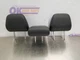 24 NISSAN ROGUE SV HEADREST SET BLACK VINYL REAR