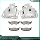 For 2005-2010 Dodge Ram 1500 Rear Brake Calipers w/ Ceramic Pads Accessories Kit